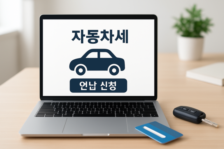 자동차세 연납 신청 방법과 안 될 때 확인할 것