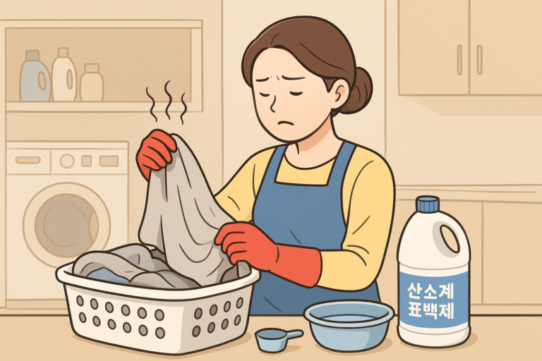 수건 쉰내 제거, 세탁해도 냄새날 때 원인별 해결 순서
